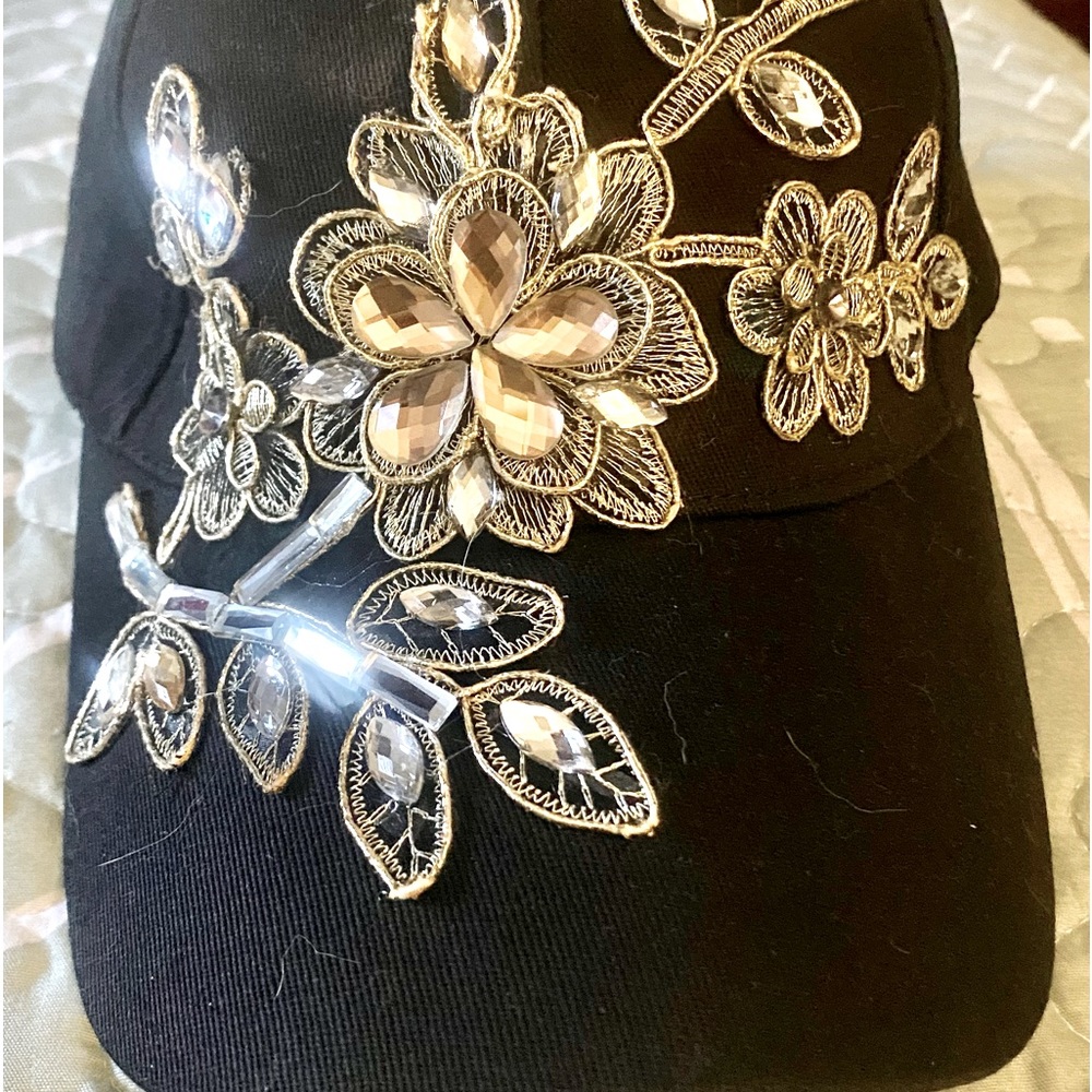 Ladies Mega bling baseball style cap